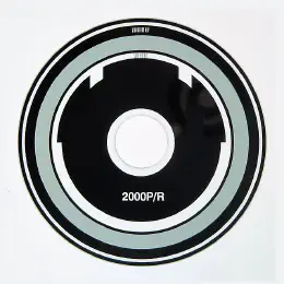 Transmissive glass encoder disc, 2000 P/R example