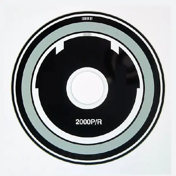 Transmissive glass encoder disc, 2000 P/R example