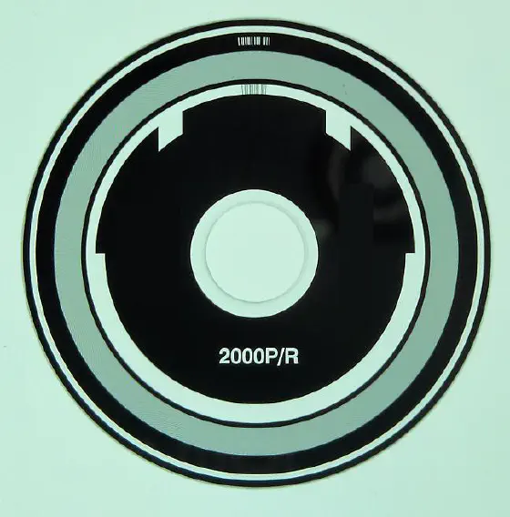 Chrome-on-glass encoder disc — graduation detail